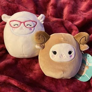 Reggie the Ram & Lily the lamb 5” Squishmallows bundle
